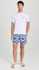 imageMens x John Booth Sport Swim Shorts 4quotBooth BlueBooth Purple