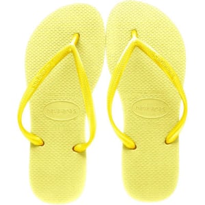 Havaianas Womens Slim Flip Flop SandalsLight Yellow