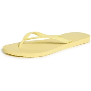 Havaianas Womens Slim Flip Flop SandalsPixel Yellow