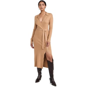 PAIGE Womens Carmen Sweater DressDeep Camel