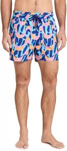 imageMens x John Booth Sport Swim Shorts 4quotBooth BlueBooth Purple