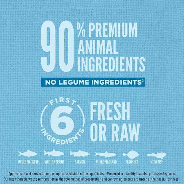 imageORIJEN Original Dry Dog Food Grain Free Dog Food for All Life Stages Fresh or Raw Ingredients 235 lbAmazing Grains Six Fish 4 Pound Pack of 1