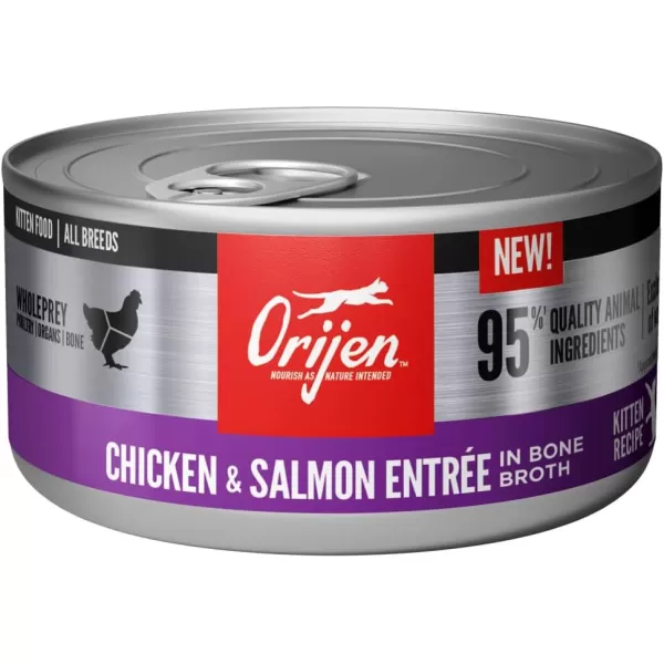 imageORIJEN REGIONAL RED Dry Cat Food Grain Free Cat Food for All Life Stages With WholePrey Ingredients 4lbWet Food Kitten 3 Ounce Pack of 24