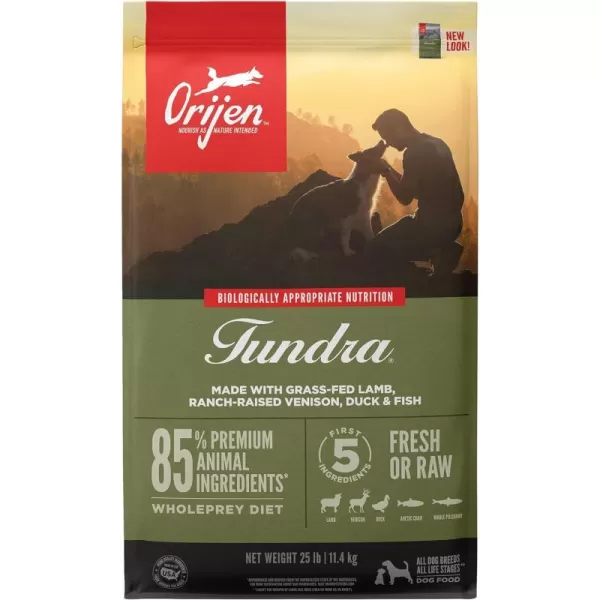 imageORIJEN Dry Dog Food Tundra Biologically Appropriate amp Grain Free25 Pound Pack of 1