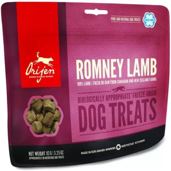 imageORIJEN Freeze Dried Original Dog Treats WholePrey Ingredients 325ozFreezeDried Treats Lamb 15 Oz