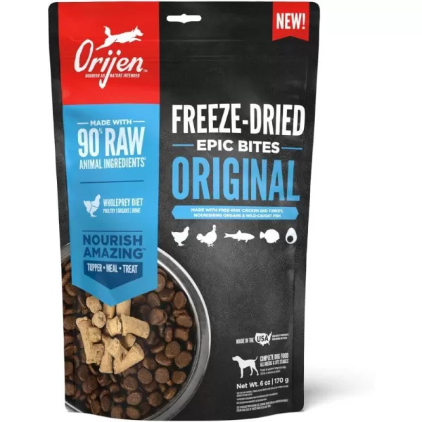 imageORIJEN Original FreezeDried Epic Bites 6OZORIJEN Original FreezeDried Epic Bites 6OZ