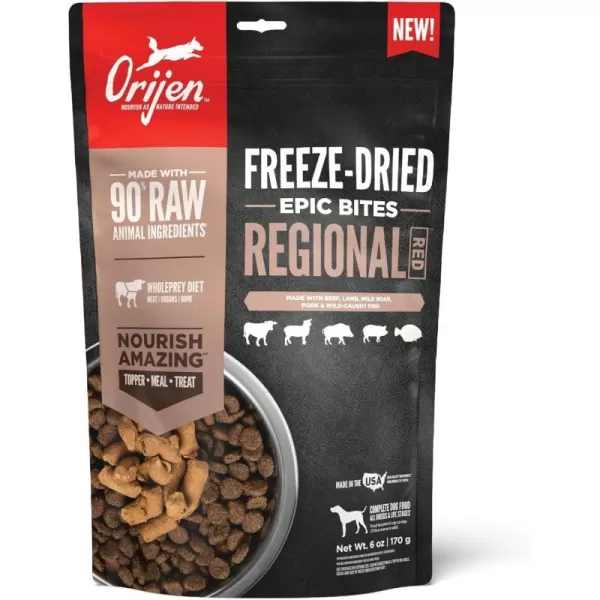 imageORIJEN Regional Red FreezeDried Epic Bites 6OZORIJEN Regional Red FreezeDried Epic Bites 6OZ