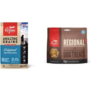imageORIJEN Dog Tundra Recipe 45lb HighProtein GrainFree Dry Dog Food Packaging May VaryGrains  FREE Treats