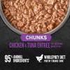 imageORIJEN Chunks Chicken ampamp Tuna Entre for Kittens 55oz case of 6 cans