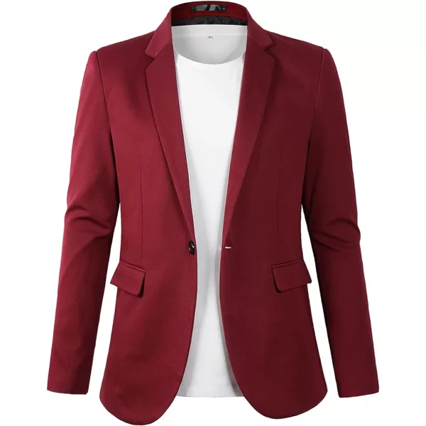 Beninos Men's Casual Blazer Suit Jackets Lightweight Sports Coats One Button
