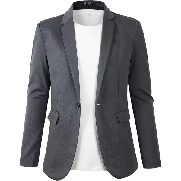 Beninos Men's Casual Blazer Suit Jackets Lightweight Sports Coats One Button