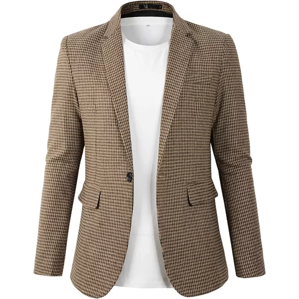 Beninos Men's Casual Blazer Suit Jackets Lightweight Sports Coats One Button