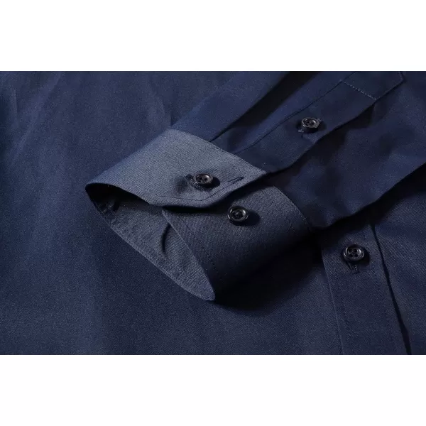 Beninos Mens Classic Button Down Dress Shirt Regular Fit