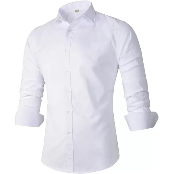 Beninos Mens Classic Button Down Dress Shirt Regular Fit