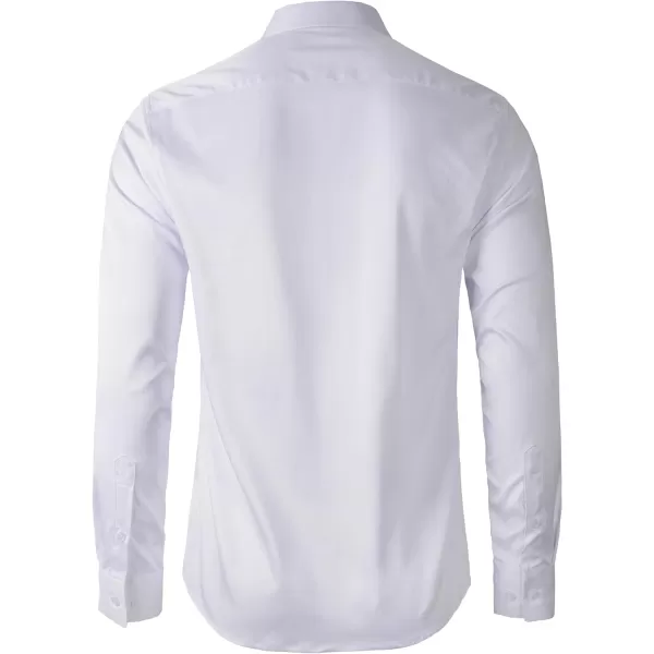 Beninos Mens Long Sleeve Slim Fit Dress Shirts