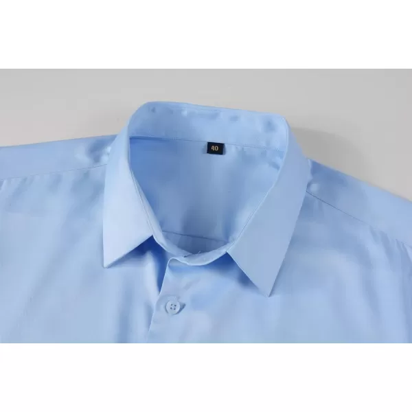 Beninos Mens Long Sleeve Slim Fit Dress Shirts
