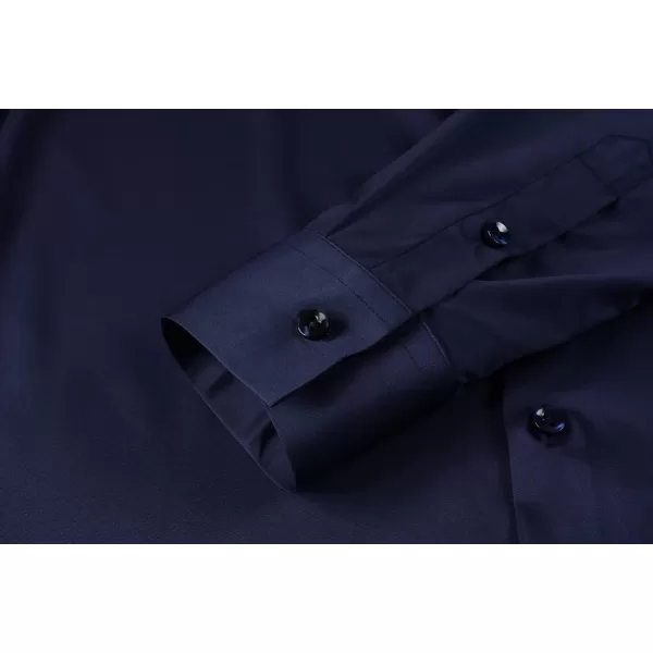 Beninos Mens Long Sleeve Slim Fit Dress Shirts