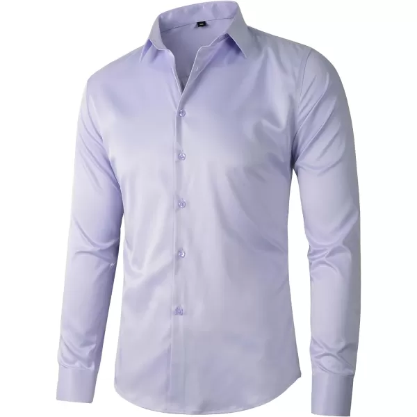 Beninos Mens Long Sleeve Slim Fit Dress Shirts
