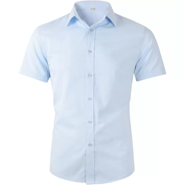 Beninos Men's Short Sleeve Dress Shirt