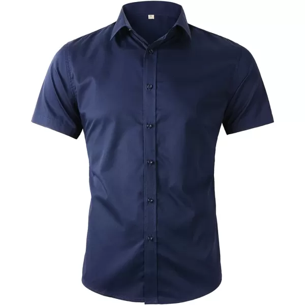 Beninos Men's Short Sleeve Dress Shirt