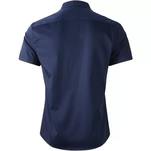 Beninos Men's Short Sleeve Dress Shirt