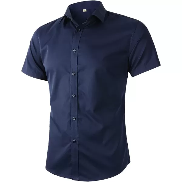 Beninos Men's Short Sleeve Dress Shirt
