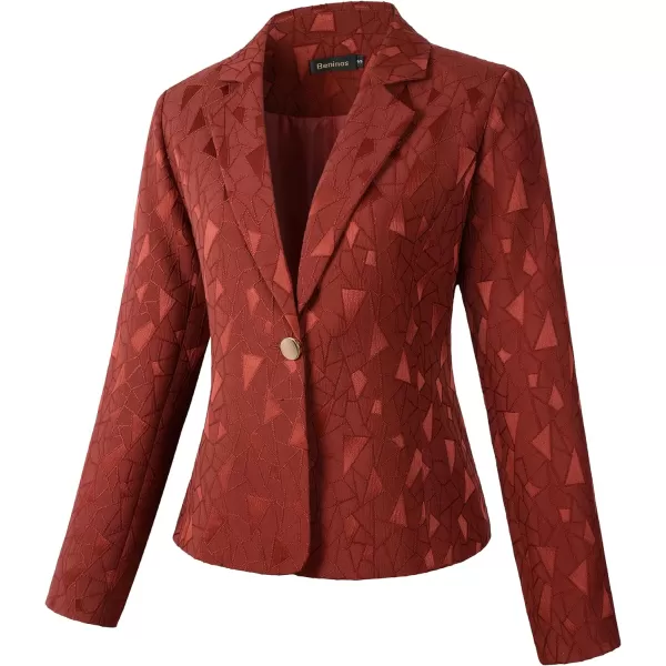 Beninos Womens 3/4 Sleeve Lightweight Office Work Suit Jacket Blazer
