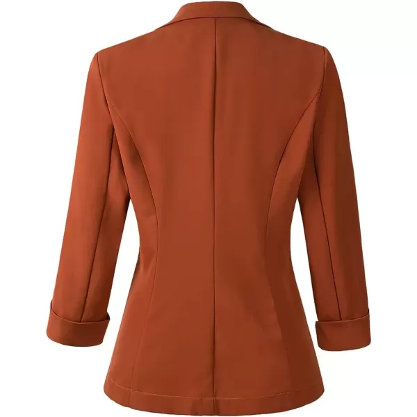 Beninos Womens 3/4 Sleeve Lightweight Office Work Suit Jacket Blazer
