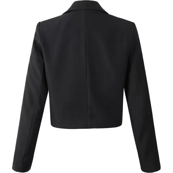 Beninos Womens Casual Blazers Open Front Crop Blazer Jacket