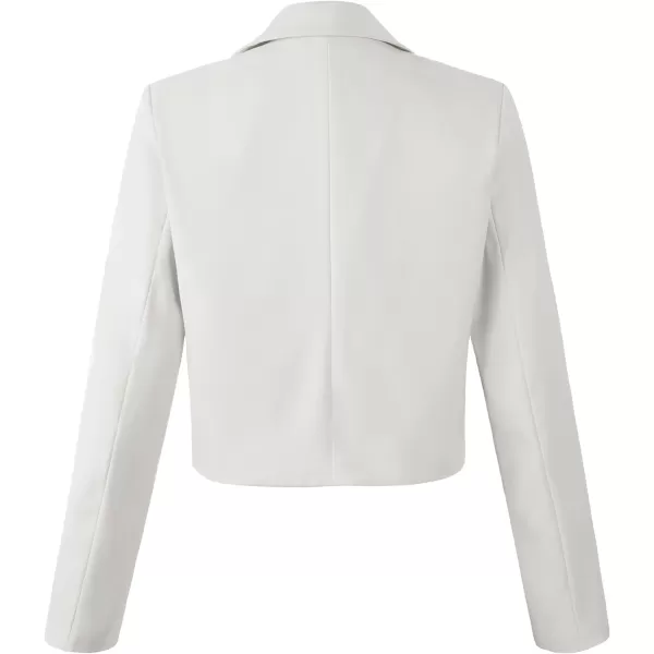 Beninos Womens Casual Blazers Open Front Crop Blazer Jacket