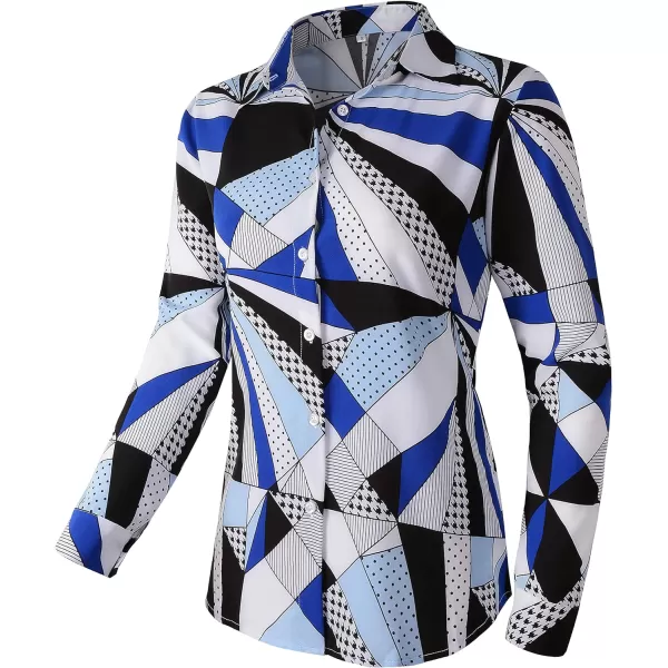 Beninos Women's Casual Blouses Long Sleeve Button Down Shirt