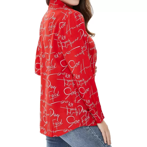 Beninos Women's Casual Blouses Long Sleeve Button Down Shirt