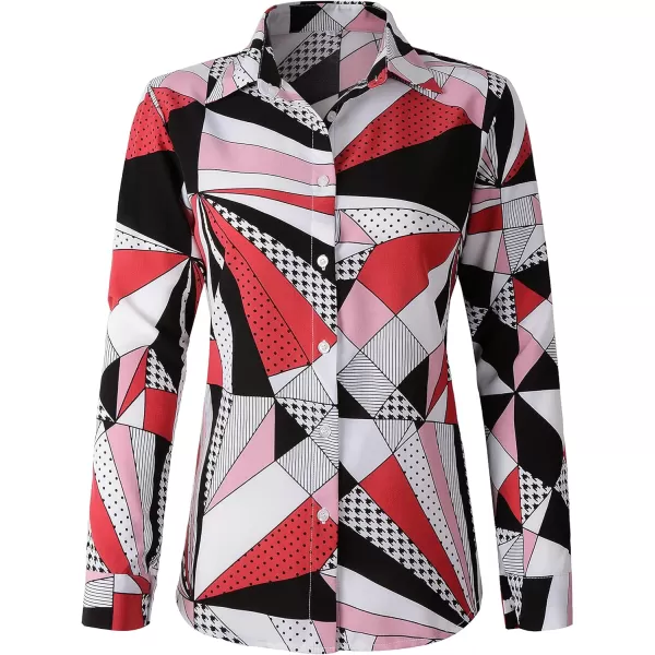 Beninos Women's Casual Blouses Long Sleeve Button Down Shirt