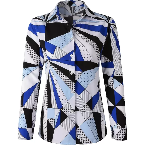 Beninos Women's Casual Blouses Long Sleeve Button Down Shirt