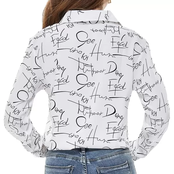 Beninos Women's Casual Blouses Long Sleeve Button Down Shirt