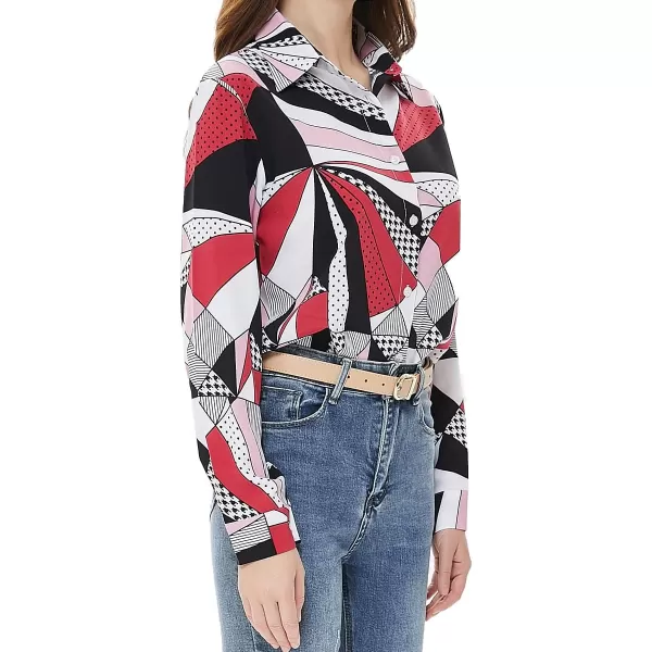 Beninos Women's Casual Blouses Long Sleeve Button Down Shirt