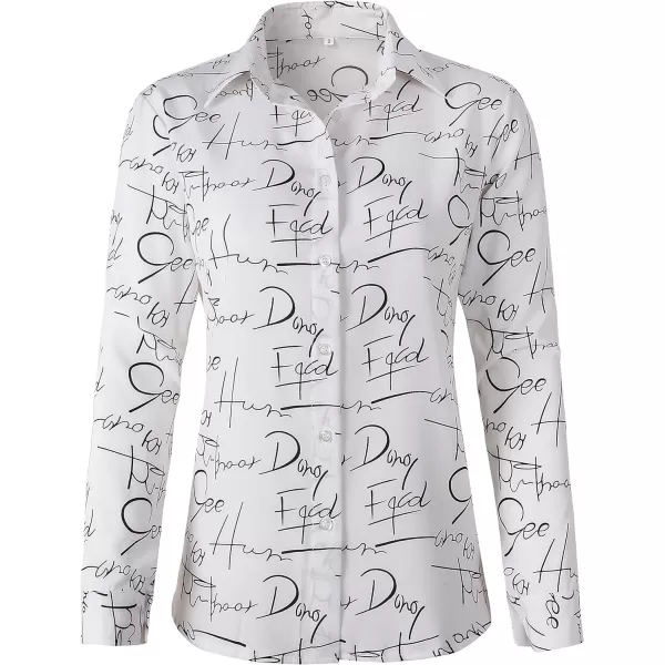 Beninos Women's Casual Blouses Long Sleeve Button Down Shirt