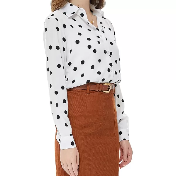 Beninos Women's Casual Blouses Long Sleeve Button Down Shirt
