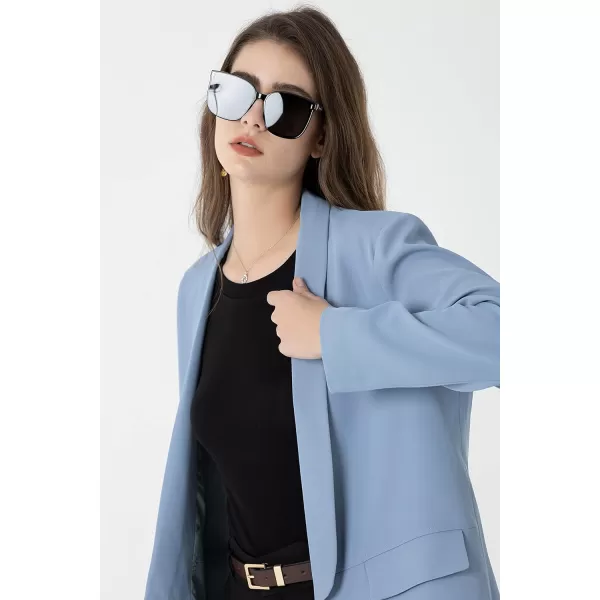 Beninos Womens Casual Long Sleeve Blazer Jackets with No Button