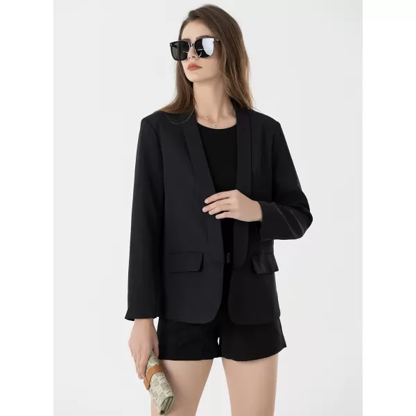 Beninos Womens Casual Long Sleeve Blazer Jackets with No Button