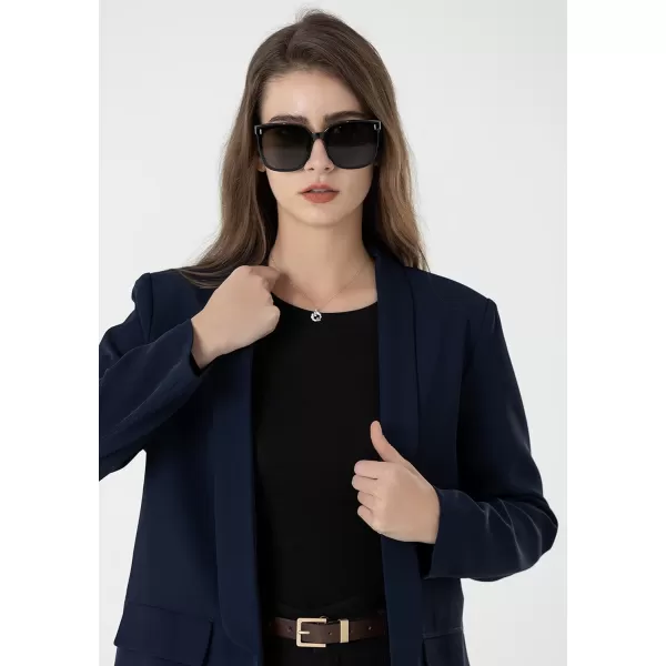 Beninos Womens Casual Long Sleeve Blazer Jackets with No Button