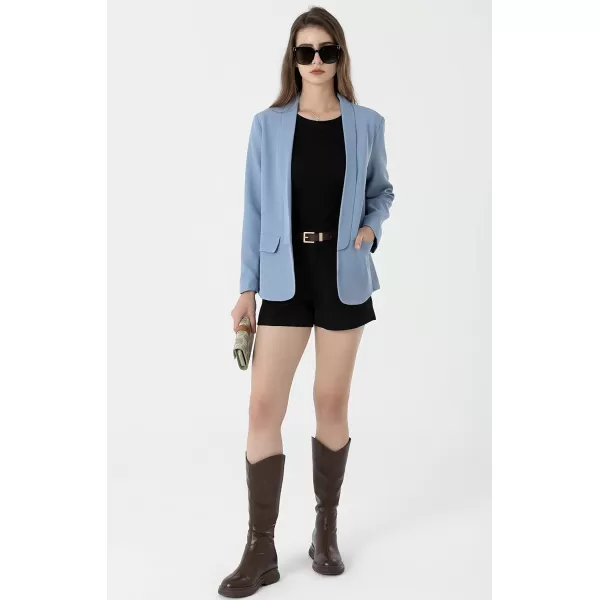 Beninos Womens Casual Long Sleeve Blazer Jackets with No Button