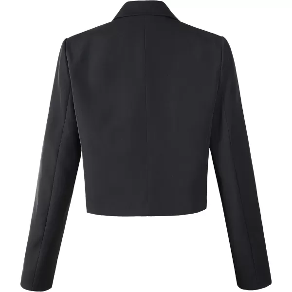 Beninos Women's Double Breasted Crop Blazer Jackets