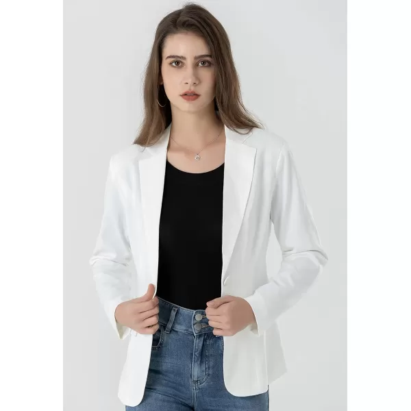 Beninos Womens One Button Blazer Lightweight Office Work Suit Jacket