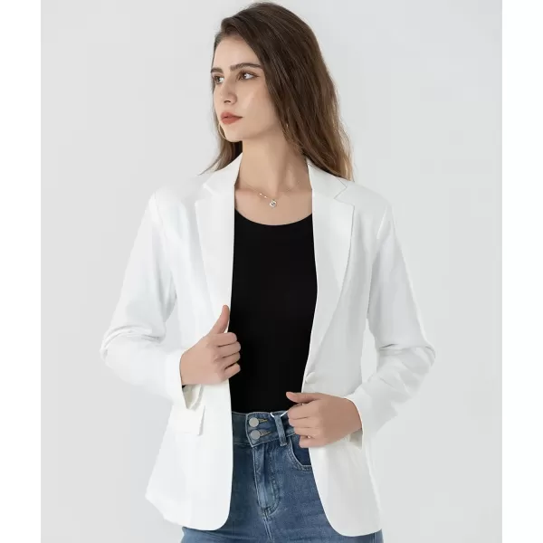 Beninos Womens One Button Blazer Lightweight Office Work Suit Jacket