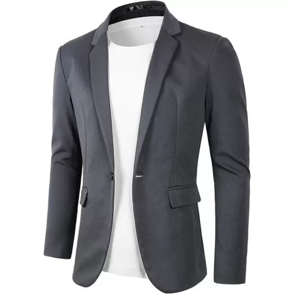 Beninos Men's Casual Blazer Suit Jackets Lightweight Sports Coats One Button