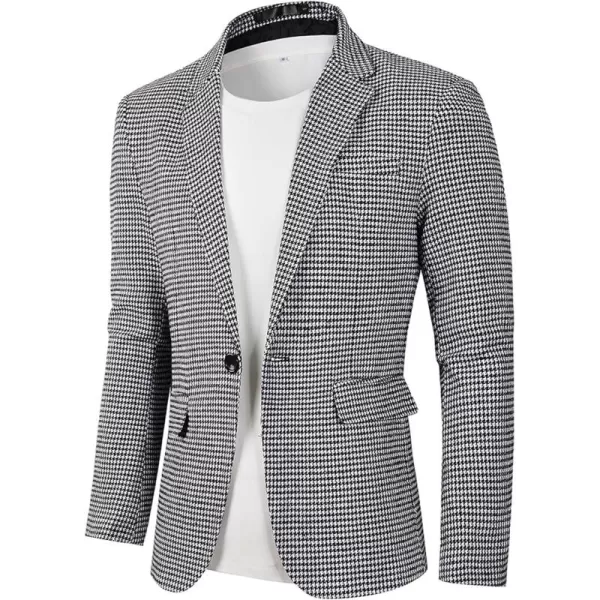 Beninos Men's Casual Blazer Suit Jackets Lightweight Sports Coats One Button