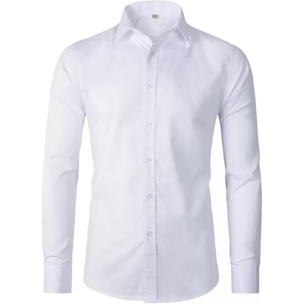 Beninos Mens Classic Button Down Dress Shirt Regular Fit