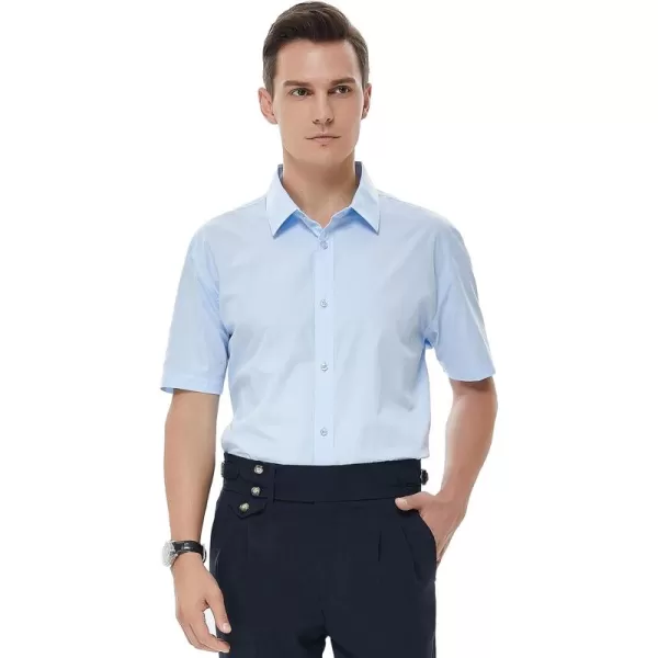 Beninos Men's Short Sleeve Dress Shirt