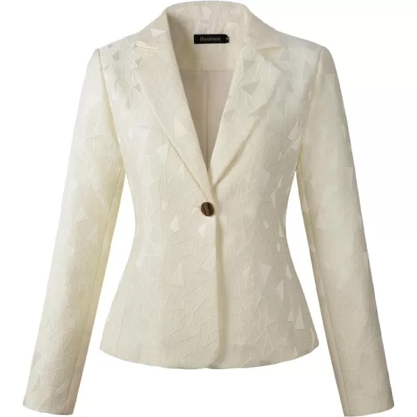 Beninos Womens 3/4 Sleeve Lightweight Office Work Suit Jacket Blazer